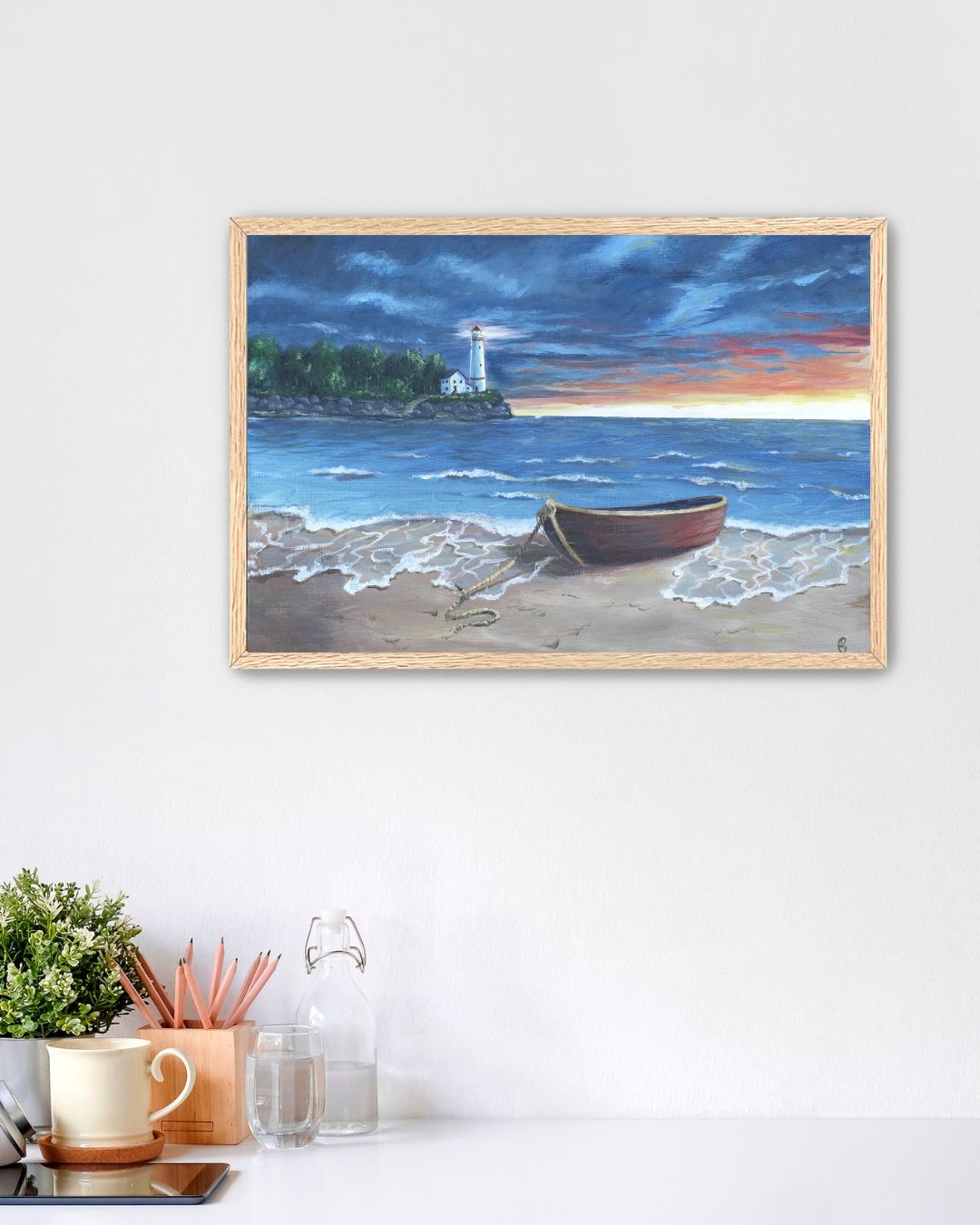 Framed Print Of "Evening Breeze"