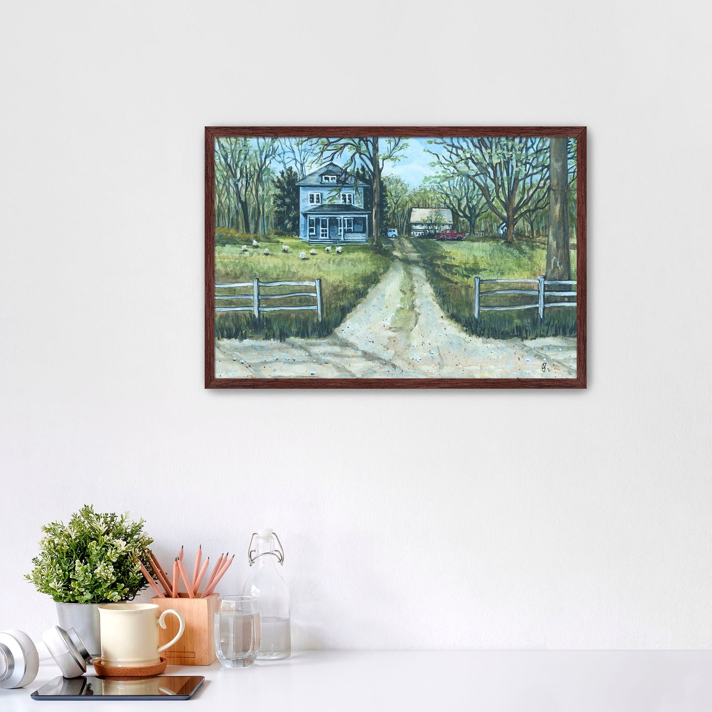 Framed Print of "Summer Mornings, 1972"