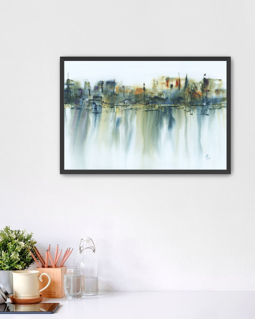 Framed Print of "A Town Crying"