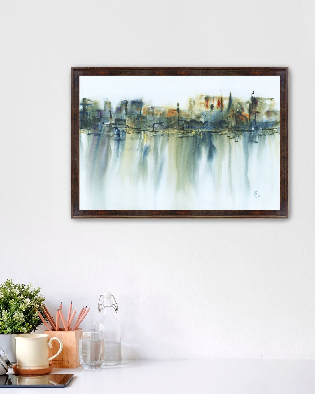 Framed Print of "A Town Crying"