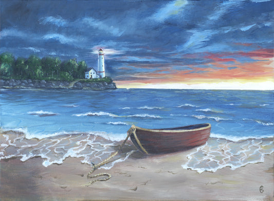 Framed Print Of "Evening Breeze"