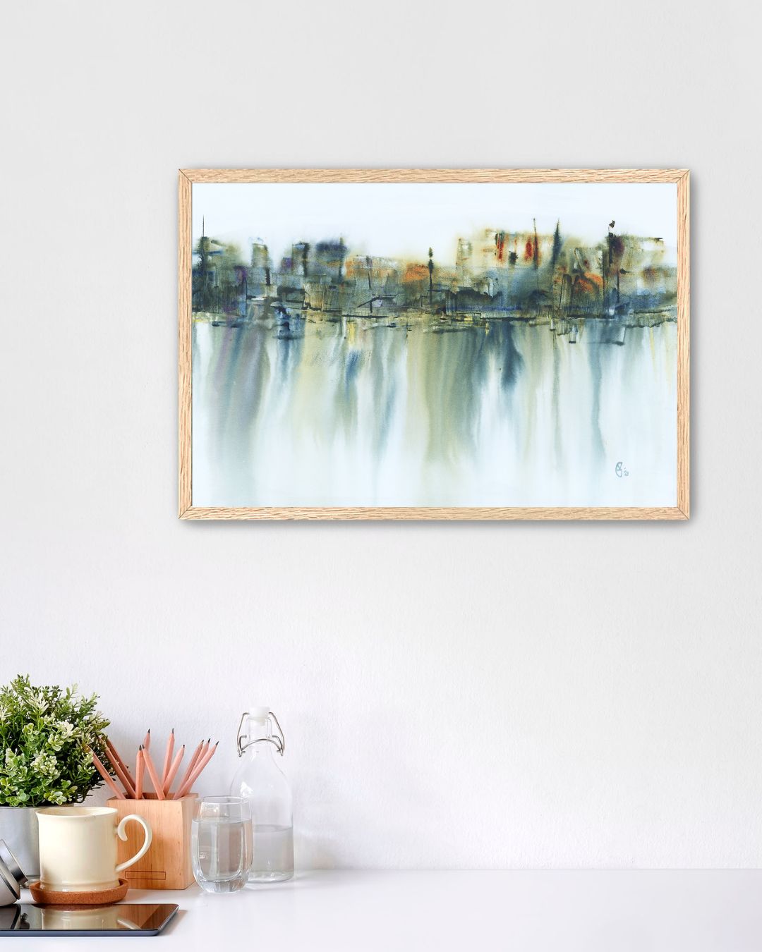Framed Print of "A Town Crying"